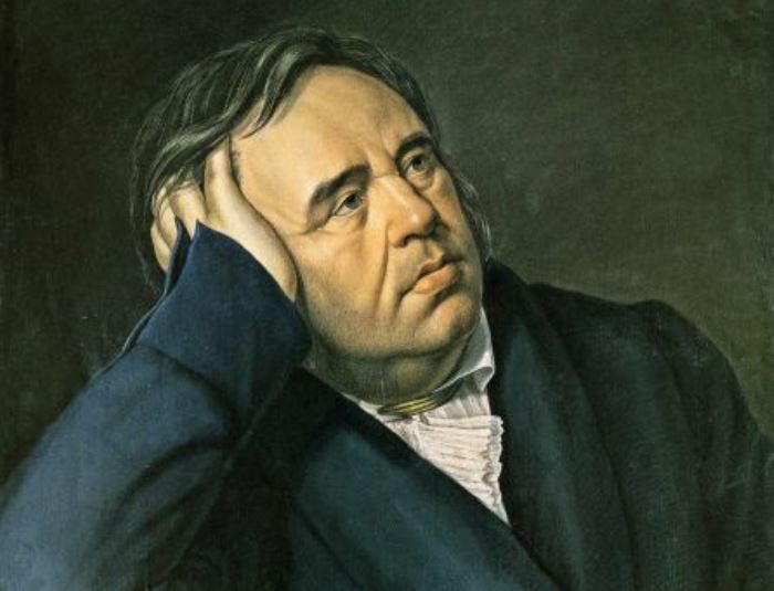 П. Оленин. Портрет баснописца И. А. Крылова, 1824. Фрагмент | Фото: virtualrm.spb.ru